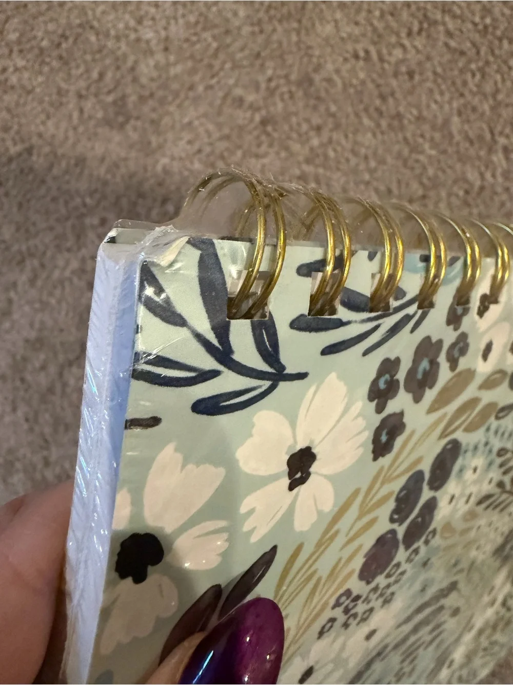 NWT Elyse Breanne Spiral Notebook College Ruled Floral Journal